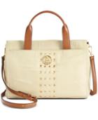 Tommy Hilfiger Eyelet Metallic Canvas Shopper