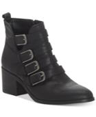Lucky Brand Women's Loreniah Buckle Boots Women's Shoes