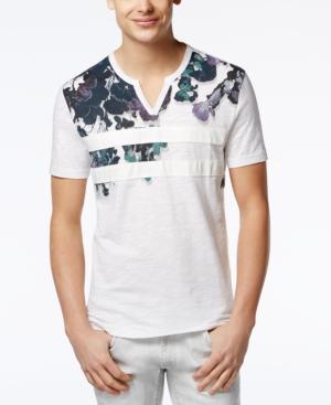 Inc International Concepts Men's Colorblocked Floral T-shirt, Only At Macy's