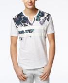 Inc International Concepts Men's Colorblocked Floral T-shirt, Only At Macy's
