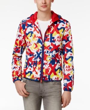 Armani Exchange Men's Graphic-print Jacket