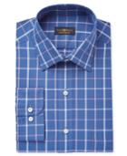 Club Room Men's Classic-fit Wrinkle Resistant Plaid Dress Shirt, Only At Macy's