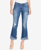 William Rast Frayed-cuff Skinny Jeans