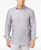 Tasso Elba Men's Paisley 100% Linen Shirt, Only At Macy's