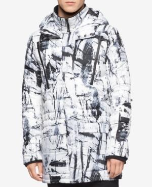 Calvin Klein Men's Foil Print Jacket