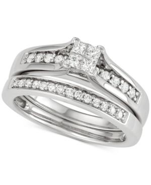 Diamond Princess Bridal Set (1/2 Ct. T.w.) In 14k White Gold