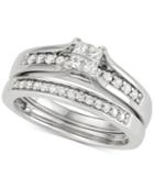 Diamond Princess Bridal Set (1/2 Ct. T.w.) In 14k White Gold
