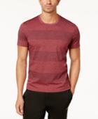 Alfani Men's Slim-fit Wide-striped T-shirt, Created For Macy's