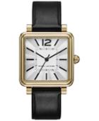 Marc Jacobs Women's Vic Black Leather Strap Watch 30mm Mj1437