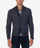 Nautica Men's Concealed-zipper Textured Sweater