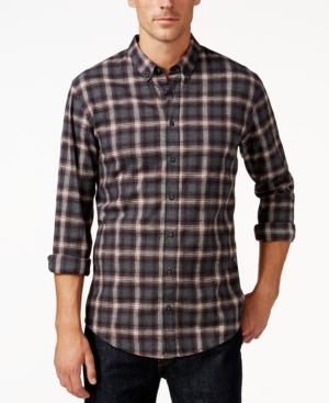 Hugo Boss Orange Men's Edipoe Plaid Button-down Flannel Shirt