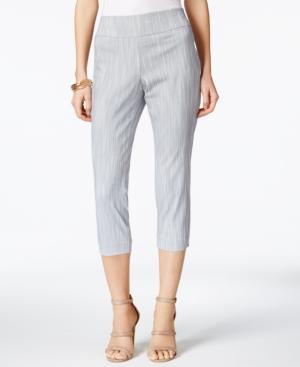 Alfani Printed Pull-on Capri Pants, Only At Macy's