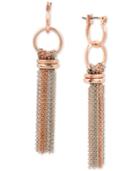 Kenneth Cole New York Two-tone Chain Tassel Drop Earrings