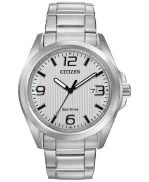 Citizen Men's Eco-drive Stainless Steel Bracelet Watch 43mm Aw1430-86a