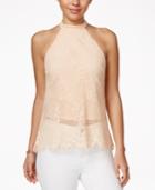 Material Girl Juniors' Lace Halter Top, Only At Macy's