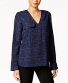 Rachel Rachel Roy Printed Utility Blouse, Created For Macy's