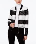 Inc International Concepts Petite Lace Bomber Jacket, Only At Macy's