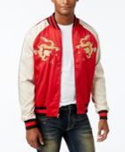 Hudson Nyc Men's Golden Dragon Embroidered Bomber Jacket