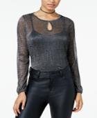 One Hart Juniors' Shine Cutout Top, Created For Macy's