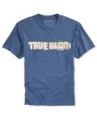 True Religion Men's Football Graphic-print Logo T-shirt