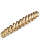 Jones New York Bracelet, Shiny Gold-tone Stretch Bracelet
