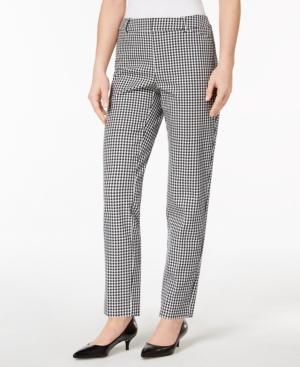 Charter Club Newport Tummy-control Printed Ankle Pants, Created For Macy's