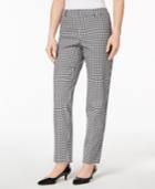 Charter Club Newport Tummy-control Printed Ankle Pants, Created For Macy's