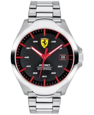Ferrari Men's Aero Stainless Steel Bracelet Watch 44mm
