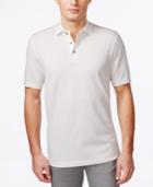 Tasso Elba Men's Birdseye Geometric Polo, Only At Macy's