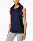 Calvin Klein Performance Mesh Sleeveless Hoodie