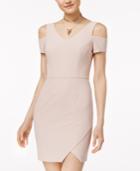Speechless Juniors' Cold-shoulder Bodycon Dress