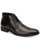 Calvin Klein Men's Rolando Dress Leather Chukka Boots Men's Shoes