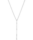 Bcbgeneration Silver-tone Crystal Lariat Necklace