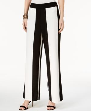 I.n.c. Striped Wide-leg Pants, Created For Macy's