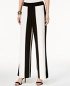 I.n.c. Striped Wide-leg Pants, Created For Macy's