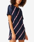 Adidas Striped Boyfriend T-shirt Dress
