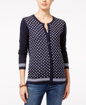 Tommy Hilfiger Kelly Dot-print Cardigan