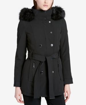 Calvin Klein Double-breasted Softshell Jacket