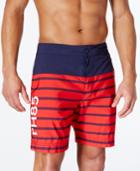 Tommy Hilfiger Men's Lagoon Stripe Boardshorts
