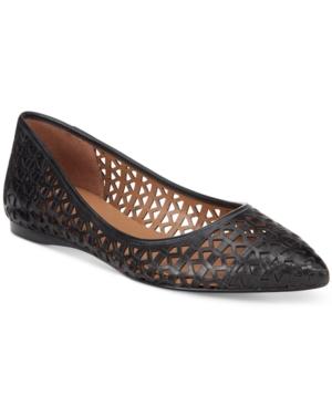 French Sole Fs/ny Quantum Perforated Flats Women's Shoes