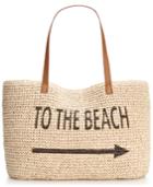 Style & Co. Beach Straw Tote, Only At Macy's