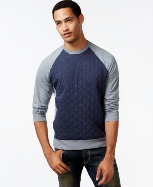 Retrofit Quilted-front Sweater