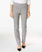 Charter Club Houndstooth-print Pull-on Pants, Only At Macy's