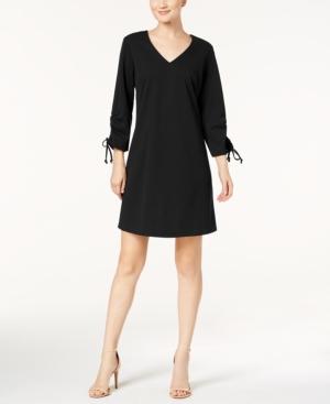 Nine West Tie-sleeve Shift Dress