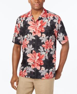 Tommy Bahama Men's 100% Festive Flora Silk Shirt