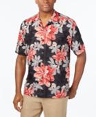 Tommy Bahama Men's 100% Festive Flora Silk Shirt