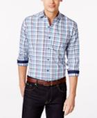 Tasso Elba Men's Gingham Long-sleeve Shirt, Only At Macy's