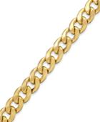 Cuban Chain Bracelet In 14k Gold