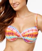 Bleu By Rod Beattie Tie-dyed Underwire Bikini Top Women's Swimsuit
