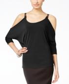 Thalia Sodi Dolman-sleeve Cold-shoulder Top, Only At Macy's
